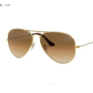 Ray-Ban Aviator with Light Brown Gradient Lens
